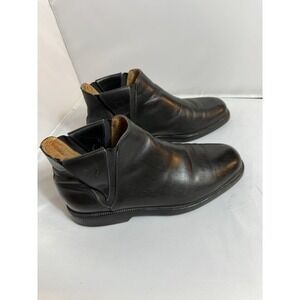 MICHAEL TOSCHI CIS Equipped Carbonlite Black Leather Ankle Boot Mens Size 10